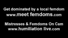تشغيل جلسة Femdom Pov BDSM القاسية - خرق كرة أكثر صعوبة إذا كنت تصرخ