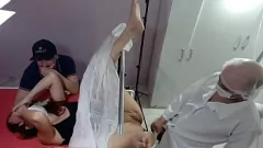 Play Wife Gets Examined by Excited Doctor - Big Tits, Hotwife, Cuckold