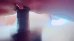 تشغيل يستقر ثونغ الفتاة البيضاء المفلس أثناء ركوبه في متوسط ​​ديك - كاميلا كوييروبيم وفرناندو سواريس